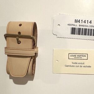 Authentic Louis Vuitton Keepall Strap Holder